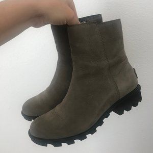 Sorel Women’s Gray Suede Boots Size 6 - Waterproof